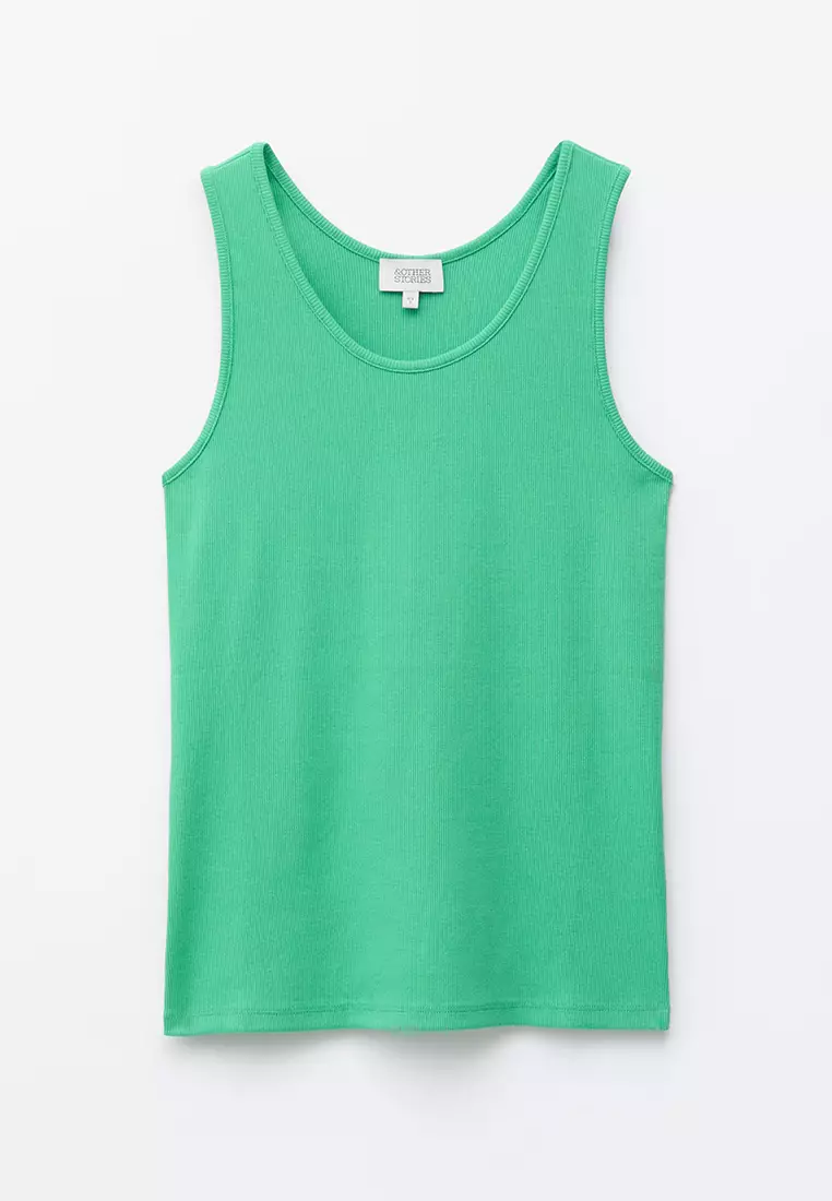 Ribbed Cotton Tank Top