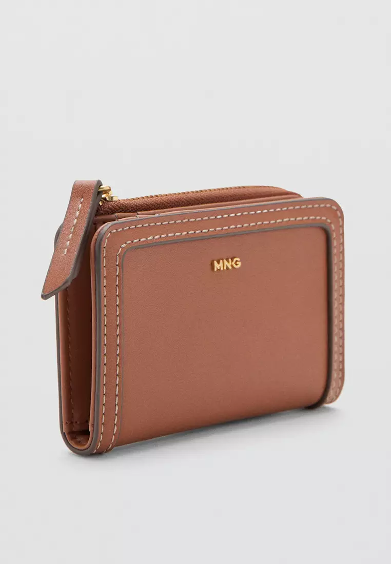 Small Wallet With Saffiano Effect