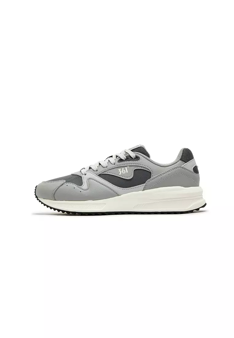 361 Degrees Men’s Retro Culture Shoes in Grey/Heather Castlerock