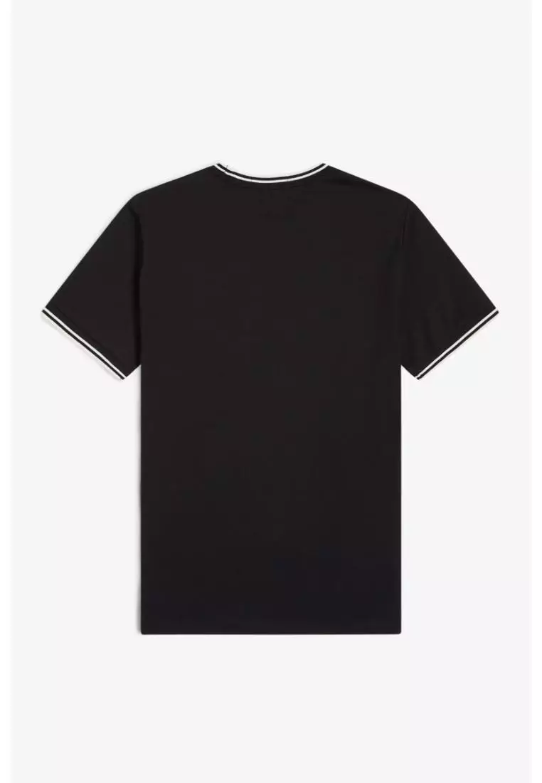 Fred Perry M1588 Twin Tipped T-Shirt (Black)