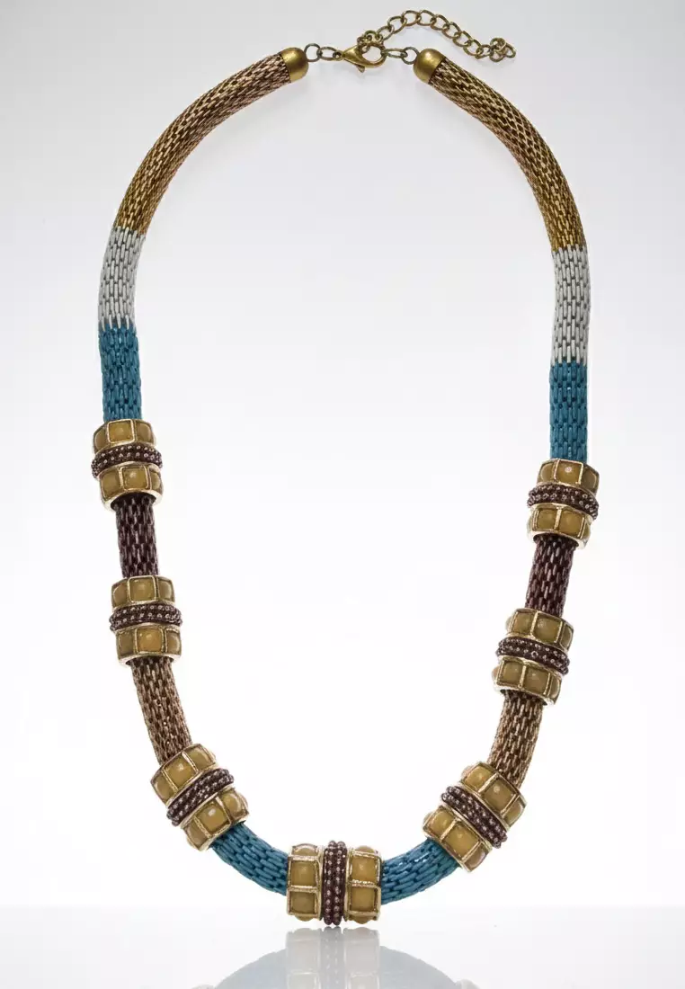 Women's Accessories Trilana Necklace Kalung Wanita Gold & Multi
