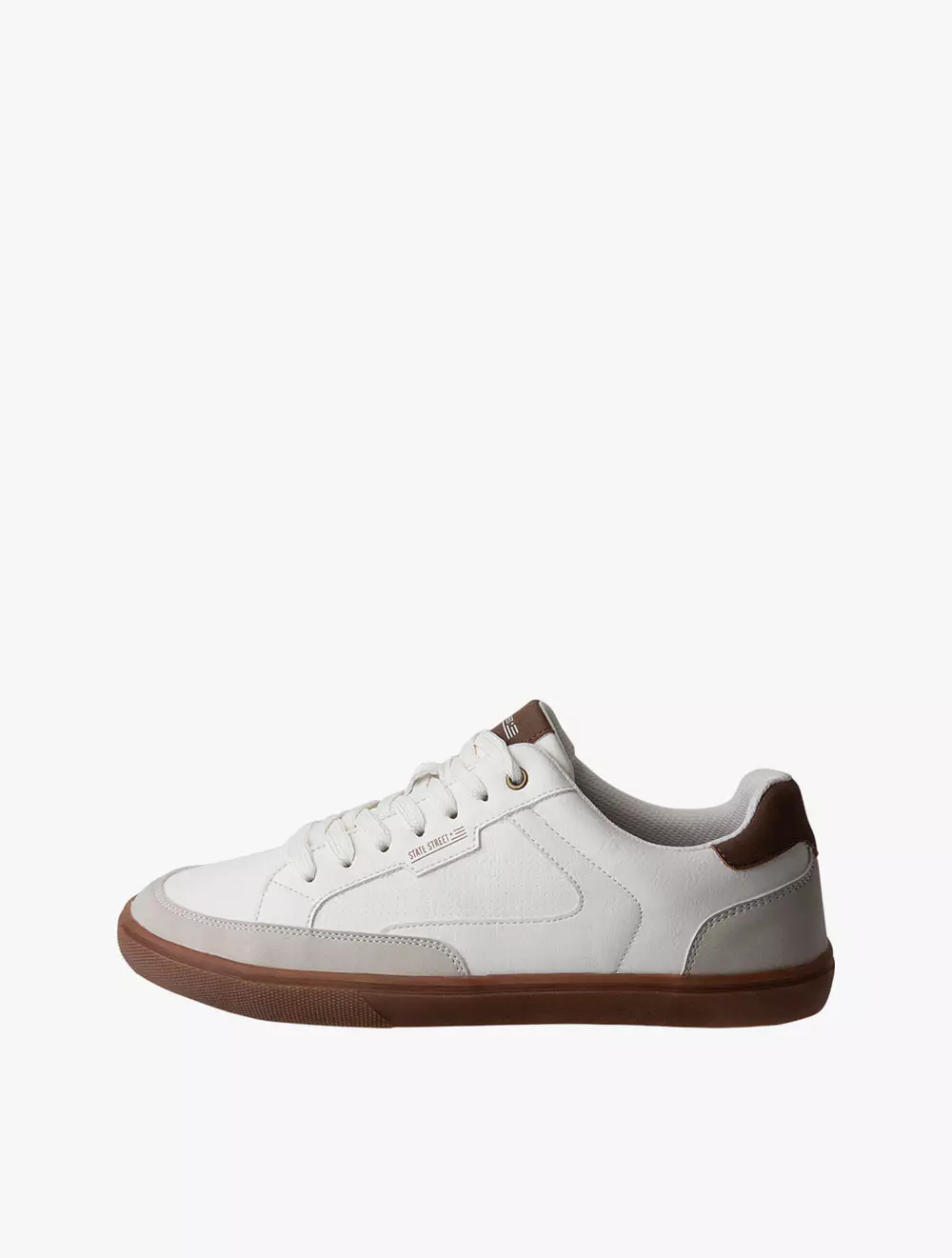 Payless State Street Mens Jaunt Casual Sneakers - Ivory_01