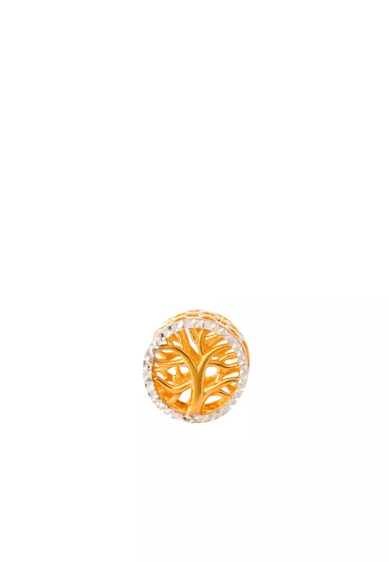 Buy TOMEI TOMEI Tree of Life Charm Yellow Gold 916 2024 Online