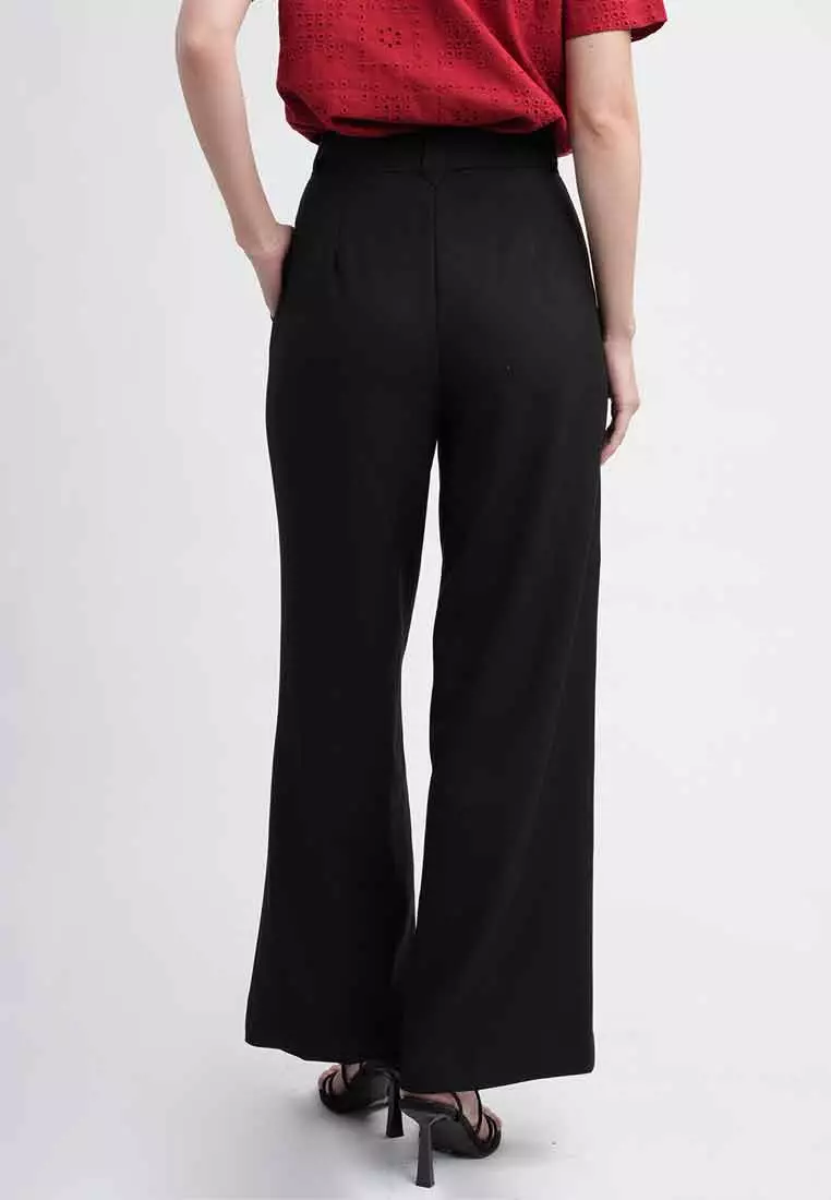 Cassia High-Waist Wide Leg Trousers