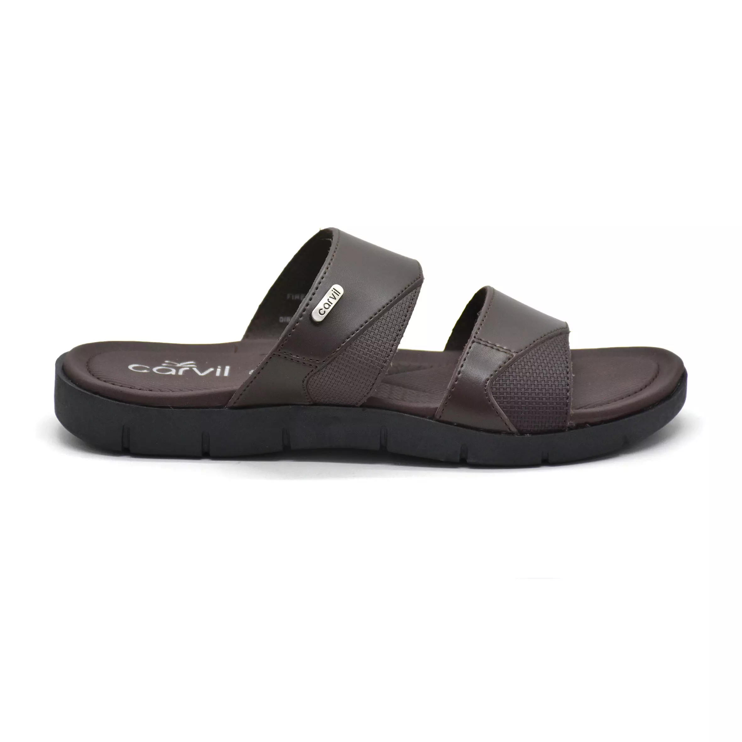 Carvil Sandal Pria Firenze-02 M Dark Brown
