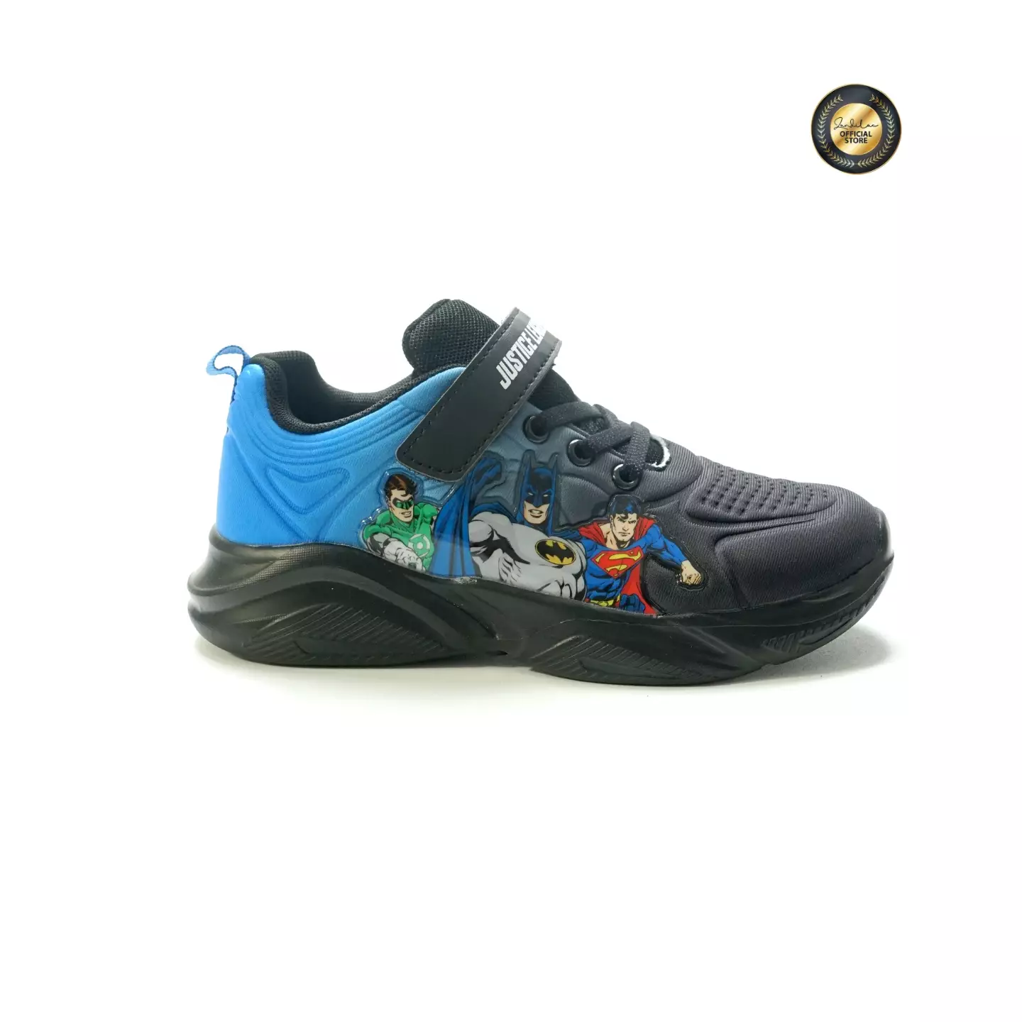 AVENGERS - SEPATU SNEAKERS ANAK LAKI TANGGUNG CH340373LT HITAM/BIRU by Zandilac