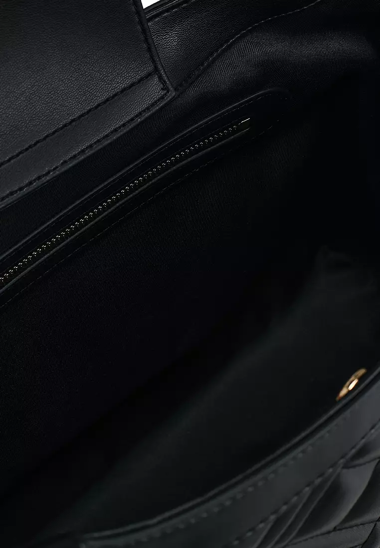 Logo Quilted Tote Bag (nt)