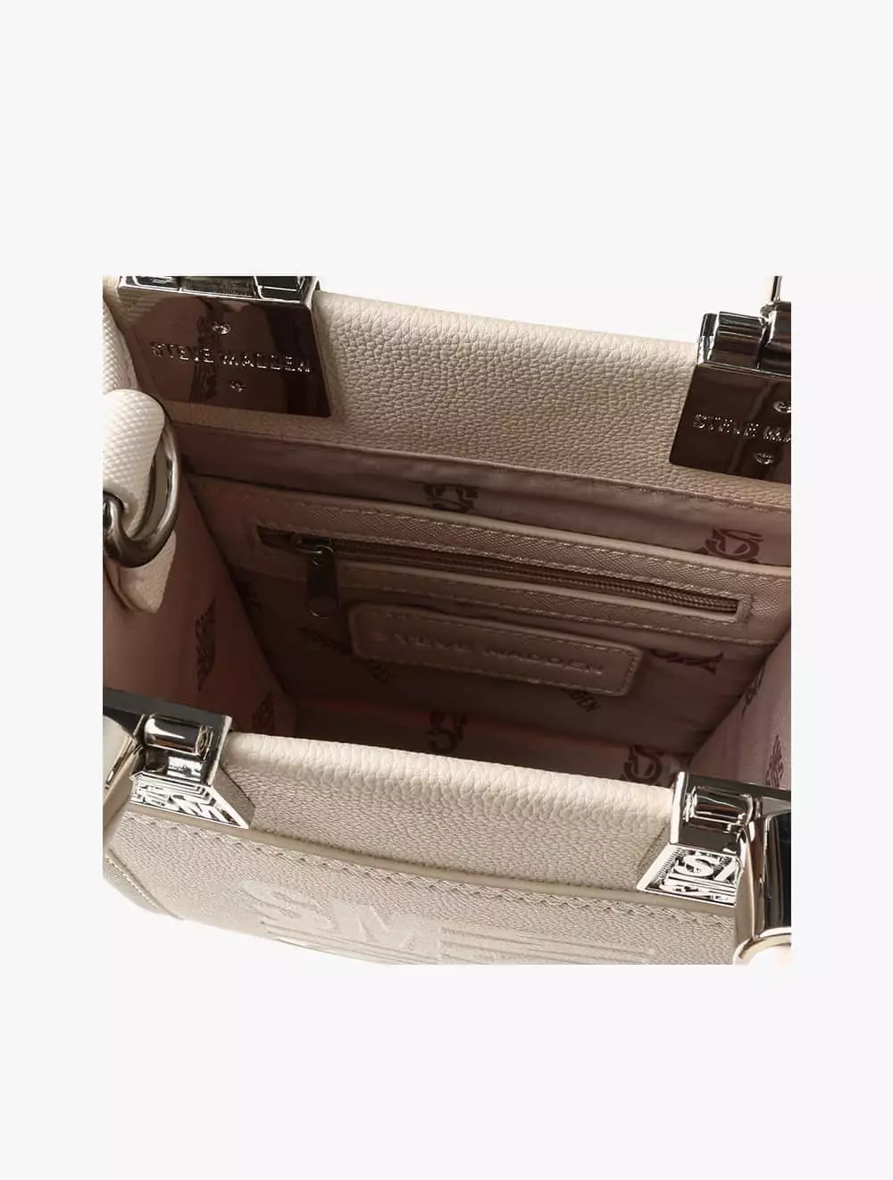 Steve Madden BWEALTH Women's Crossbody Bag- Beige - Beige