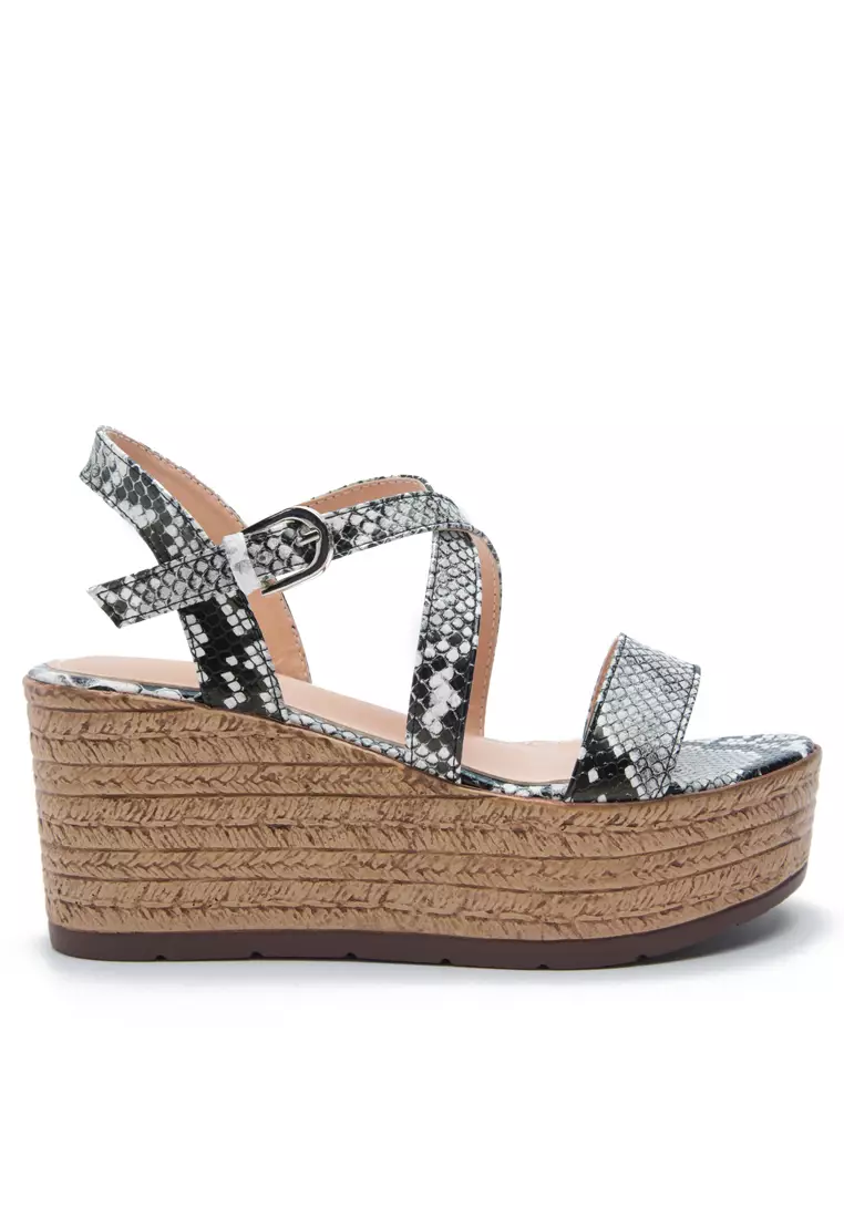 Discount on Twenty Eight Shoes  shoes - SKU: Serpentine Straps Wedge Espadrilles WTY8506-5