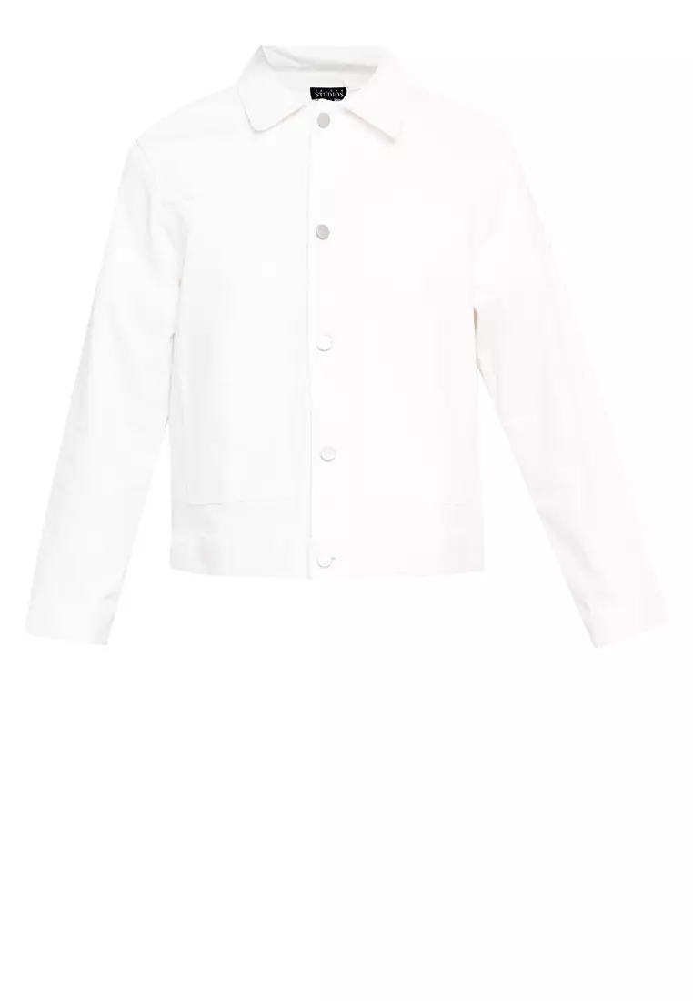 White collar cheap jacket