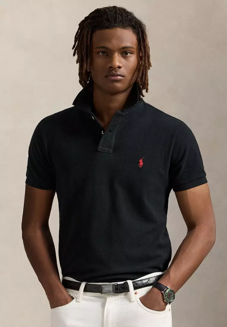 Buy Polo Ralph Lauren Custom Slim Fit Mesh Short Sleeve Polo Shirt