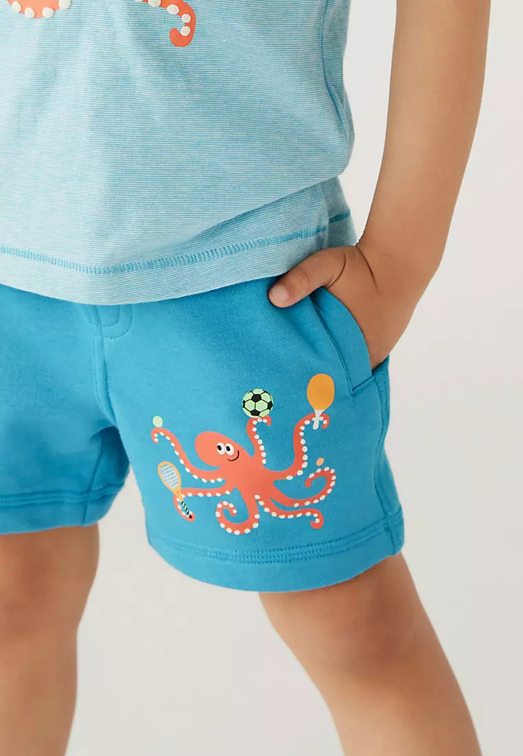 Jual Marks & Spencer Cotton Rich Octopus Shorts Original 2024 | ZALORA ...