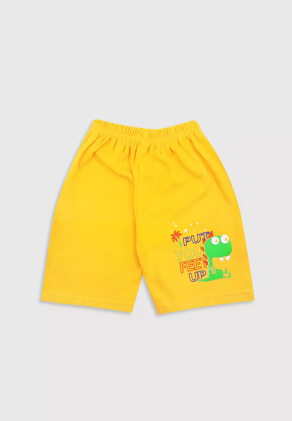 Wakakids Setelan Baju Singlet Bayi Anak Laki Laki Usia 6 Bulan Hingga 12 Bulan Motif Put You Dino 3123 Kuning