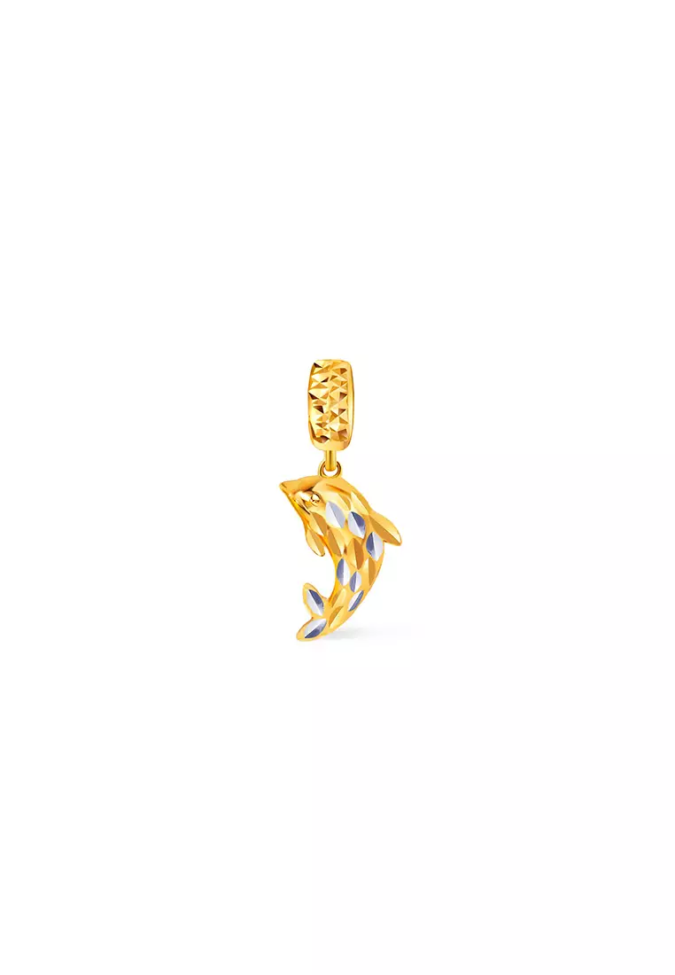 Gold 2025 dolphin charm