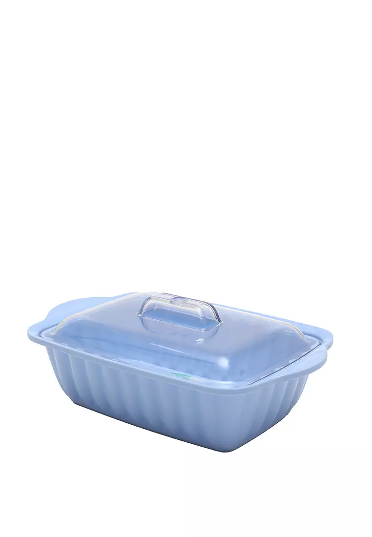 L.Blend 8.5 inch Sevilla Rectangular Casserole Biru