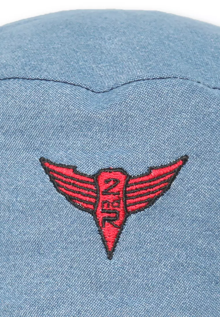 Men Bucket Hat Light Blue