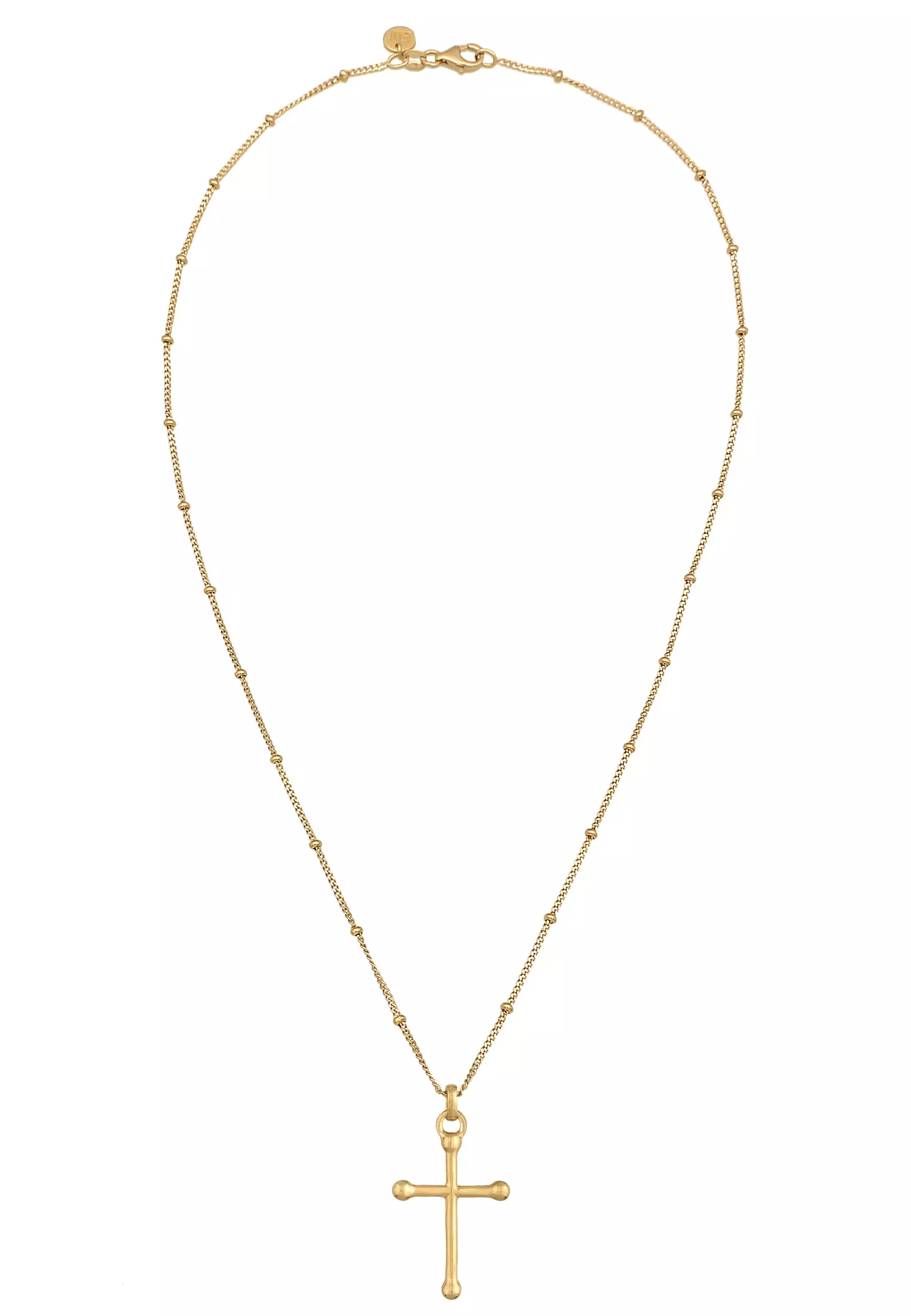 Gold necklace with sale gold cross