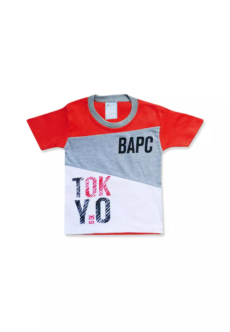 Skabe Pakaian Bayi Anak Laki Laki Lengan Pendek Tokyo Edition Setelan Celana Jogger Warna Tua All Size Untuk Usia 12 Bulan Hingga 18 Bulan 2913