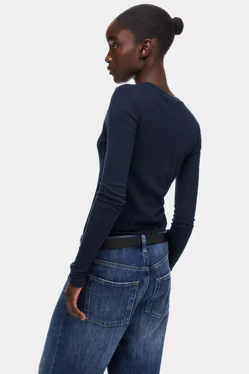 Pima cotton jersey top