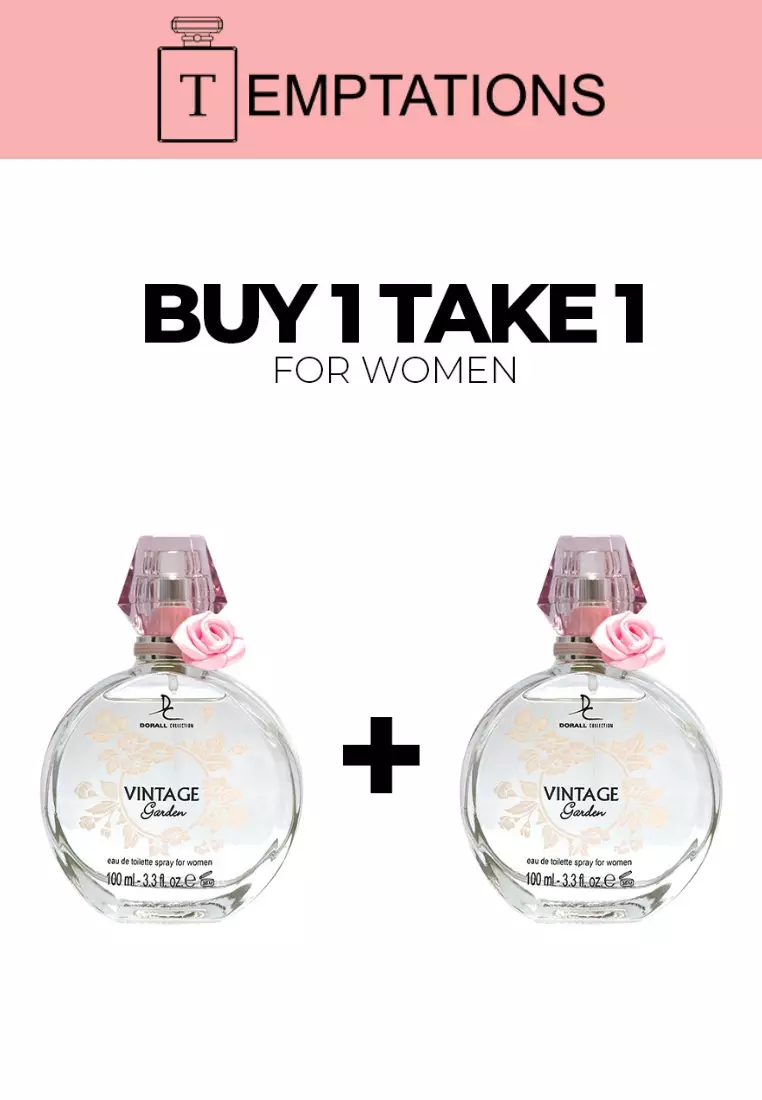 (B1T1)  Dorall Collection VINTAGE GARDEN 100ml EDT/VINTAGE GARDEN 100ml EDT Perfume For Women  DR87854-S1WW