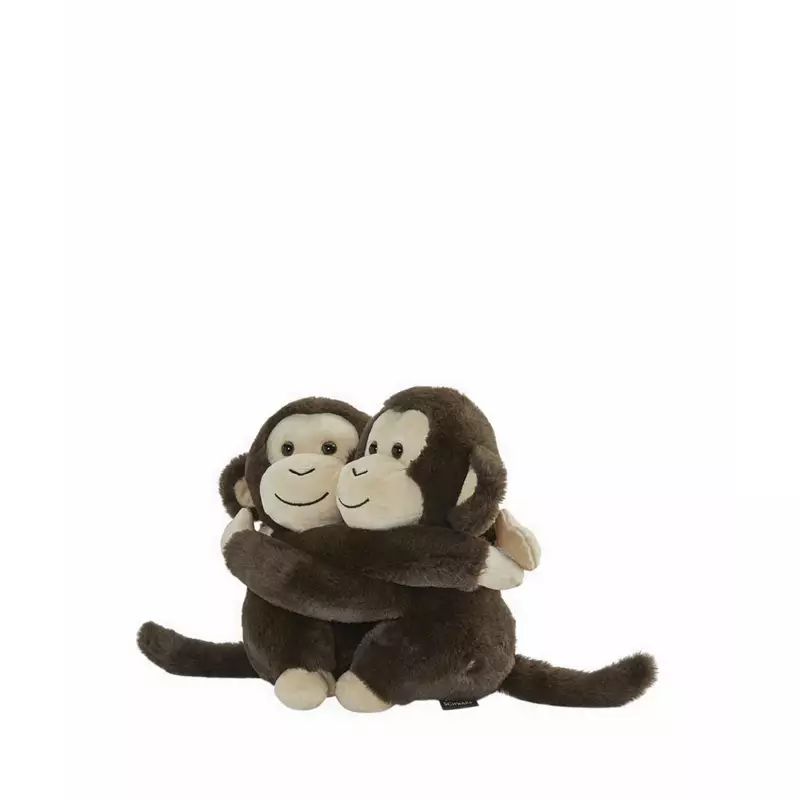 FAO Schwarz Toy Plush Hugging Monkeys 9inch 2pc - FSZ1101023350