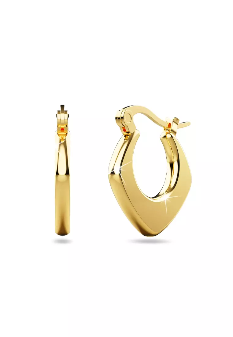 Sylvia Gold Hoop Earrings