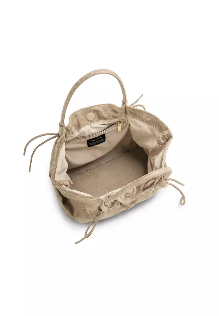 Mandu Mini Bag Suede - Cream