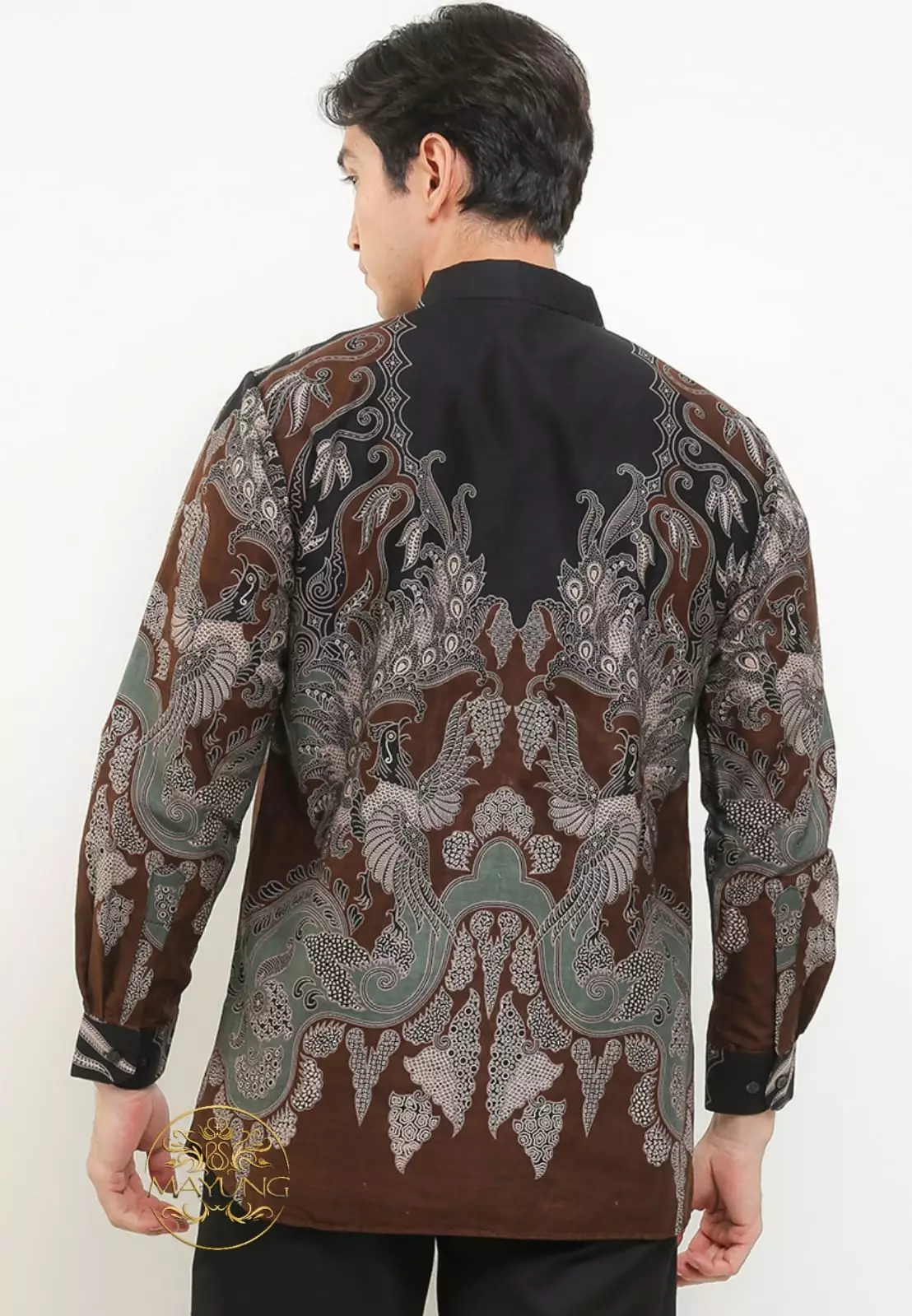 Narayana Kemeja Batik Pria Premium Slimfit Modern Lengan Panjang