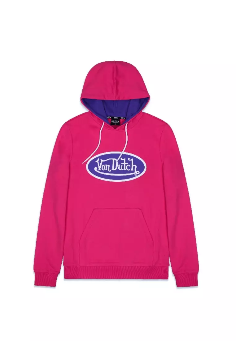 Pink von dutch hoodie sale
