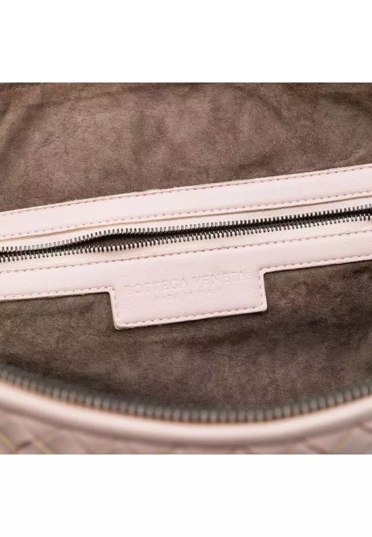 Pre-Loved Bottega Veneta Large Nappa Intrecciato Nodini Crossbody