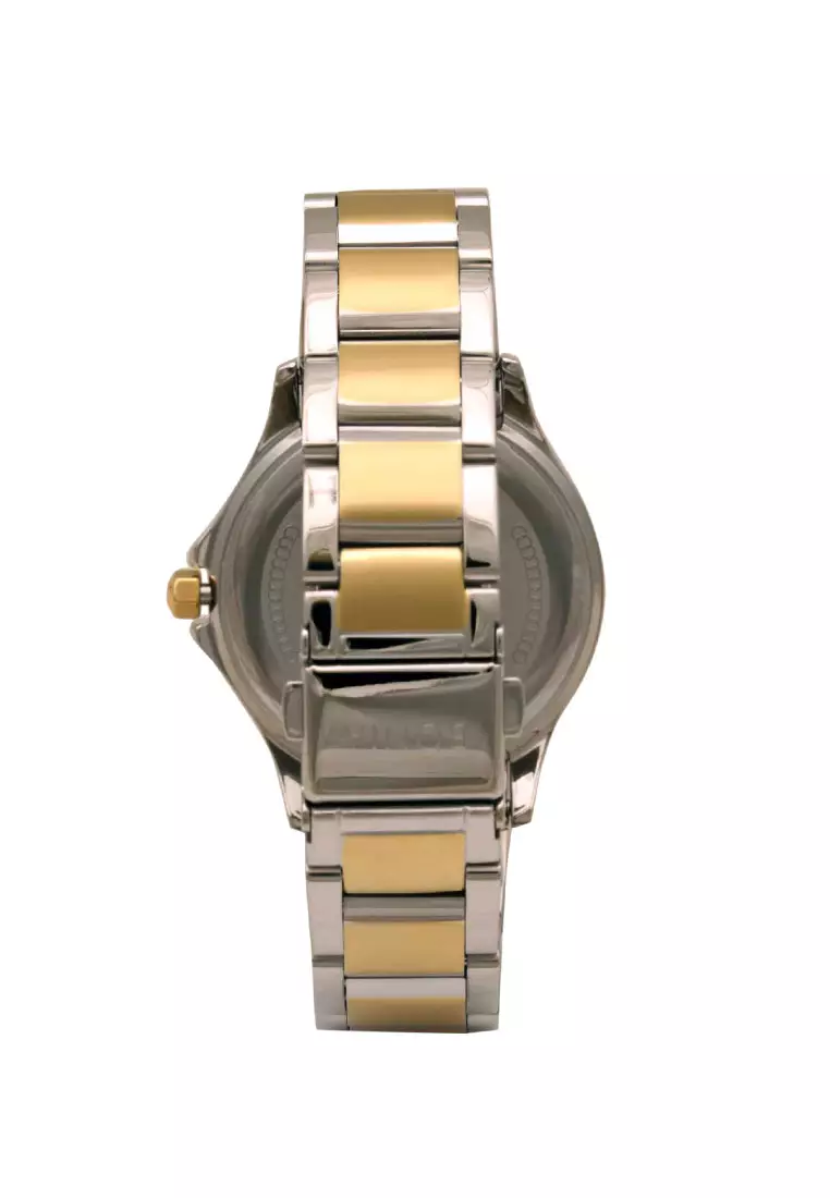 Bonia Jam Tangan Wanita - Silver Gold - Stainless Steel - BR10750-2112