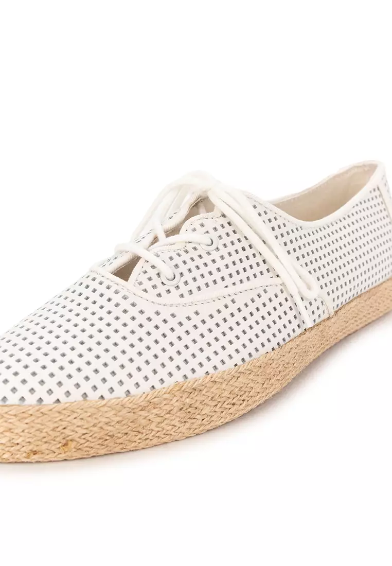 Champion Point Low Wave Perf Leather Jute Foxing Shoes