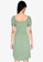 ZALORA BASICS green Puff Sleeve Dress 92FB7AA0433E5FGS_2