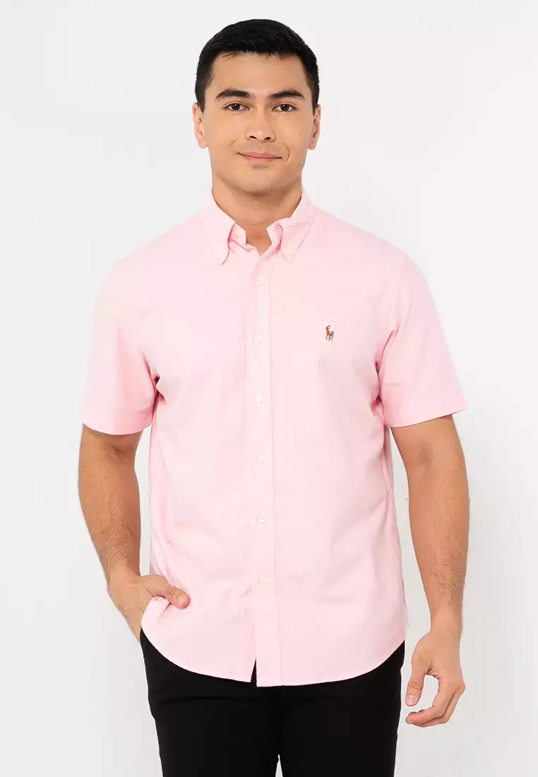 Polo Ralph Lauren Solid Oxford Short-Sleeve Woven Shirt | Dillard's