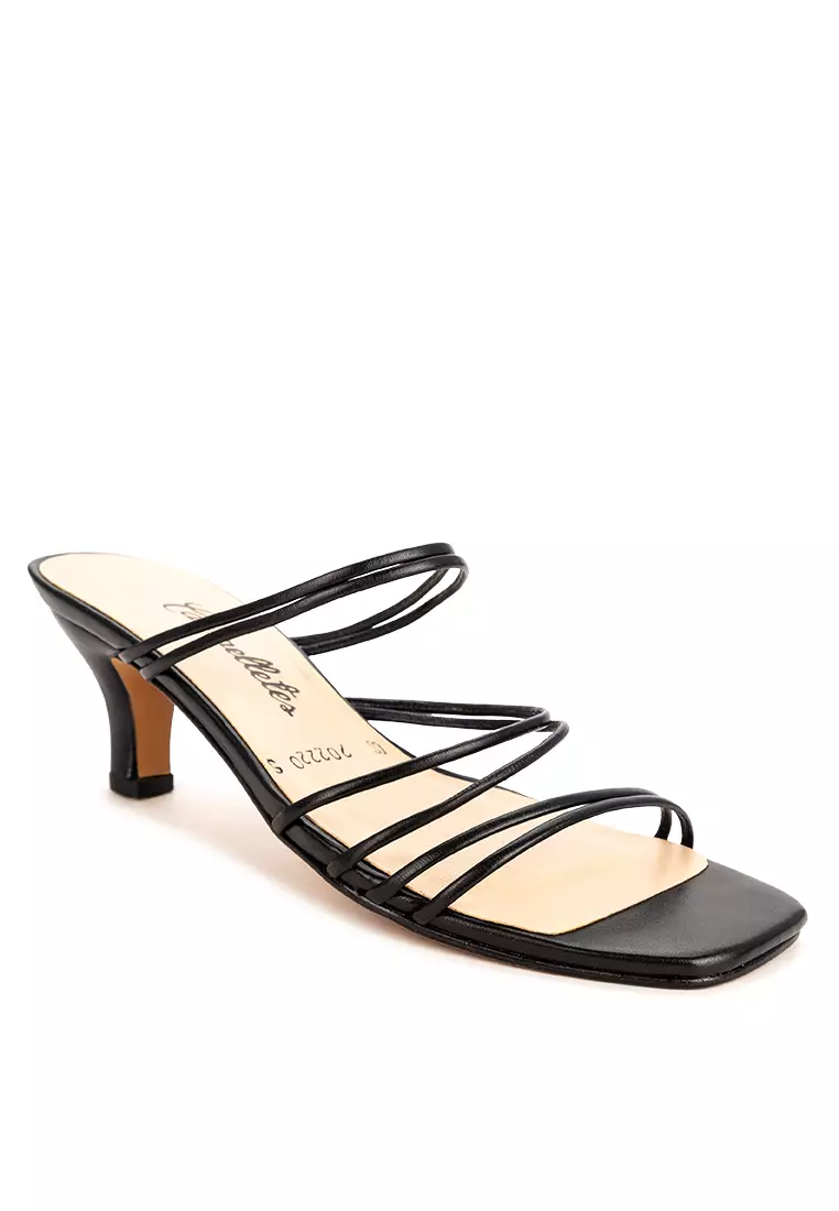 Strappy Kitten Heels