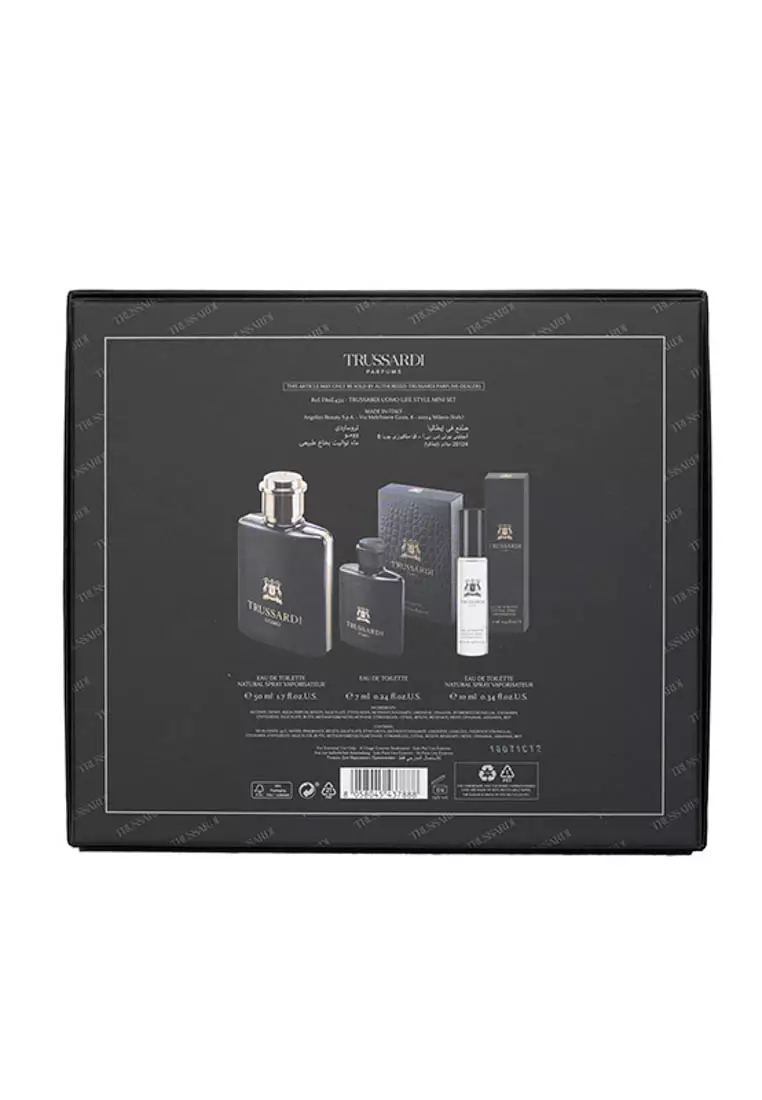 TRUSSARDI - Uomo Life Style 迷你禮盒 3pcs