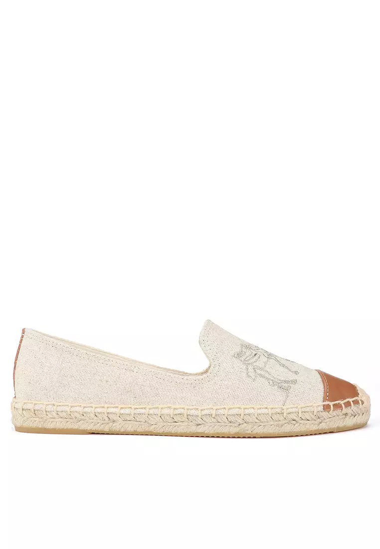 Discount on Twenty Eight Shoes  shoes - SKU: Platform Embroidery Stitched Espadrilles HB673