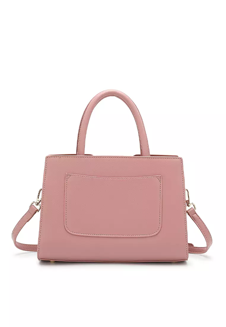 Top Handle Bag / Sling Bag / Crossbody Bag - Pink