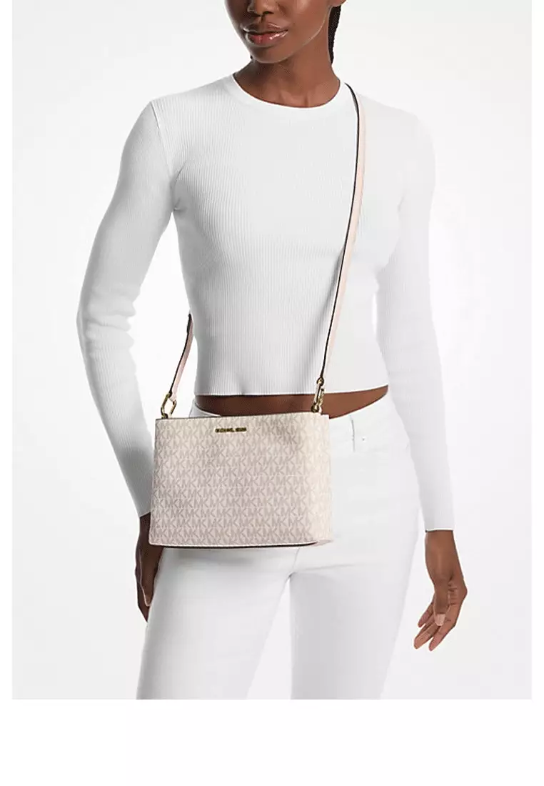 Trisha Medium Logo Crossbody Bag