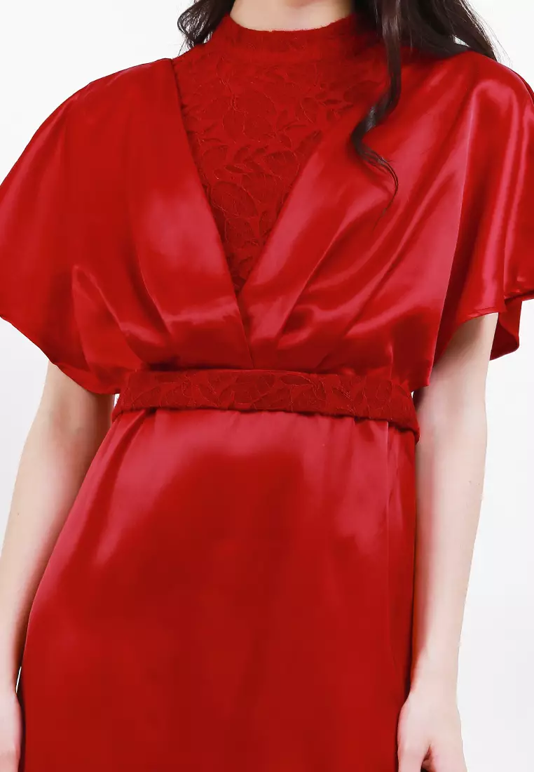 Dress With Flared Sleeves