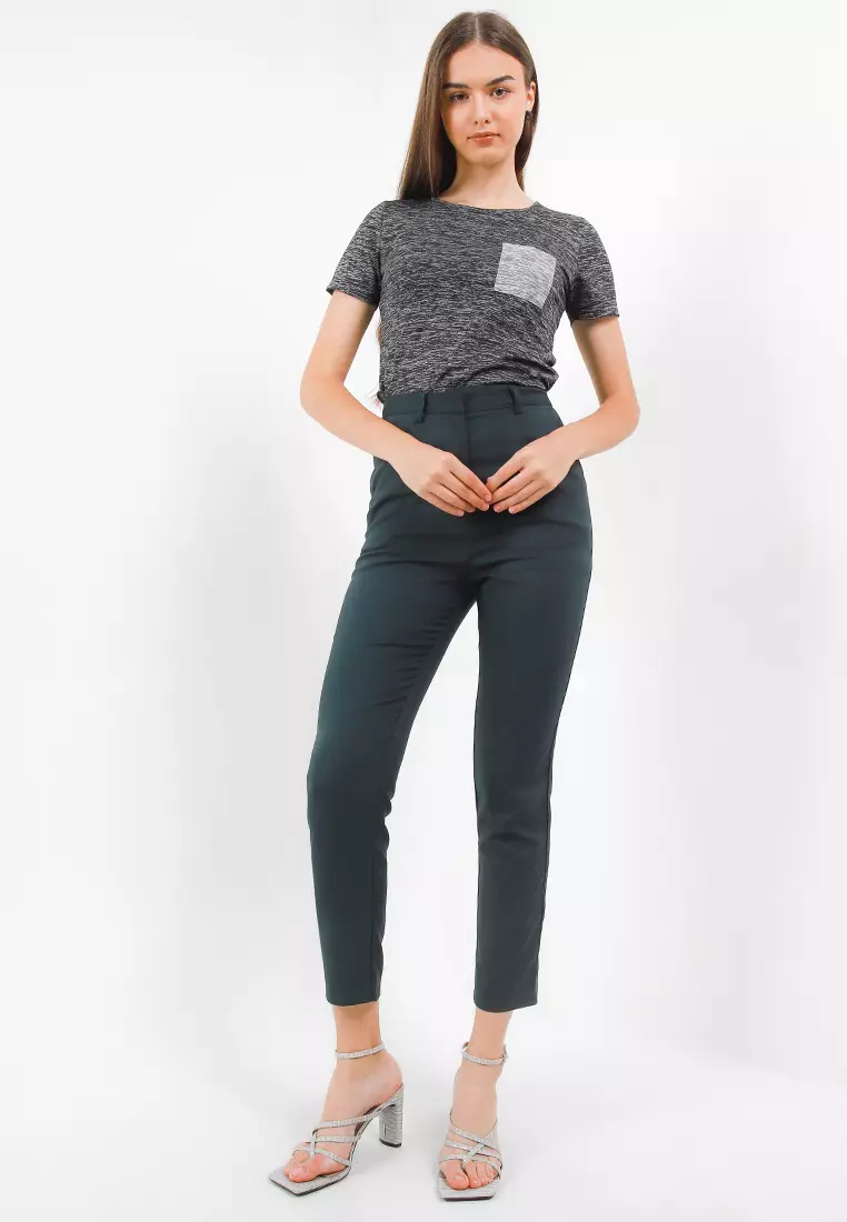 Tansia Knit Top In Dark Grey
