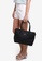 UNISA black Set Of 3 Saffiano Handbag 93F3EAC8EF4B31GS_10
