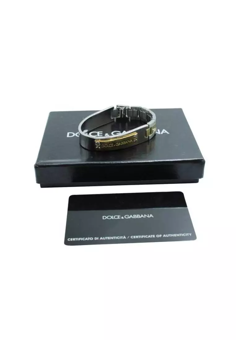 Dolce and gabbana hotsell stainless steel mens bracelet