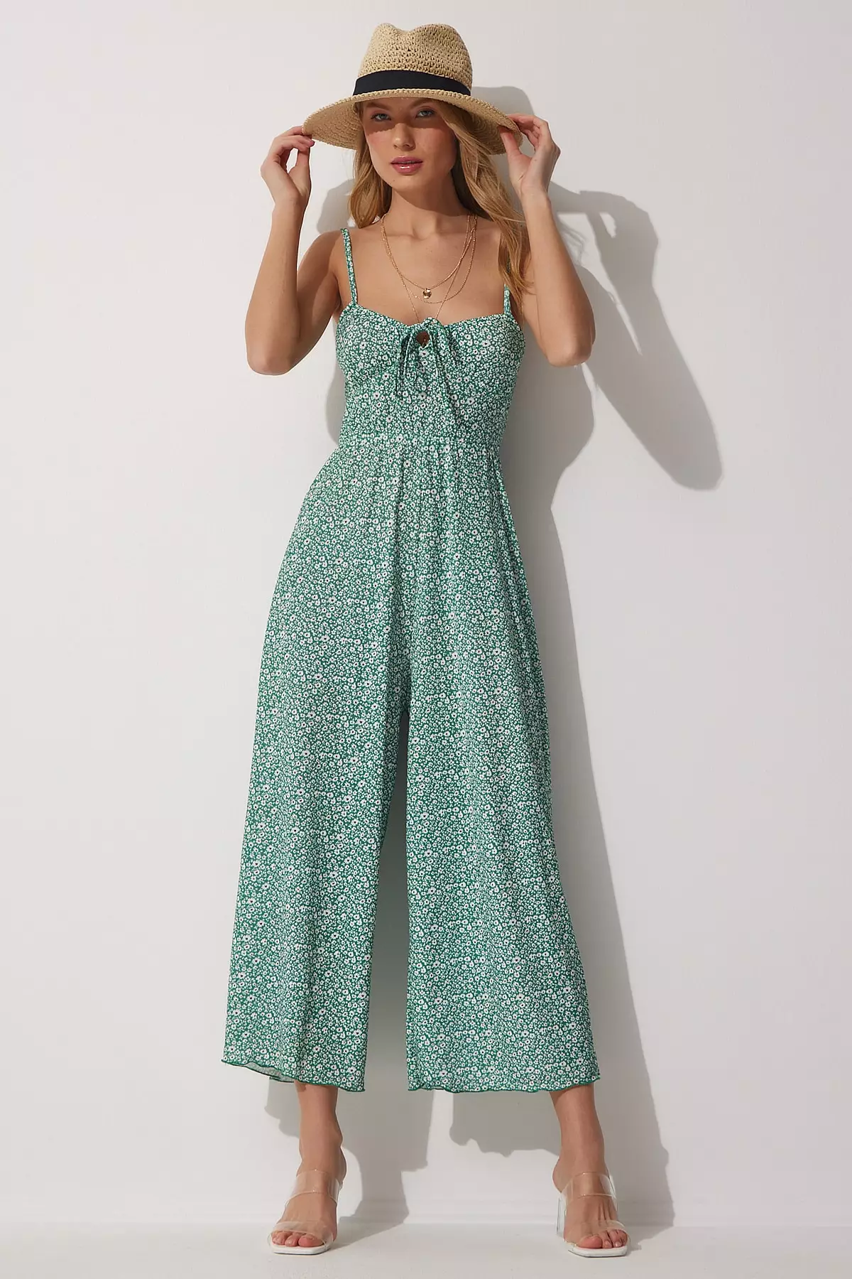 Floral Print Jumpsuit
