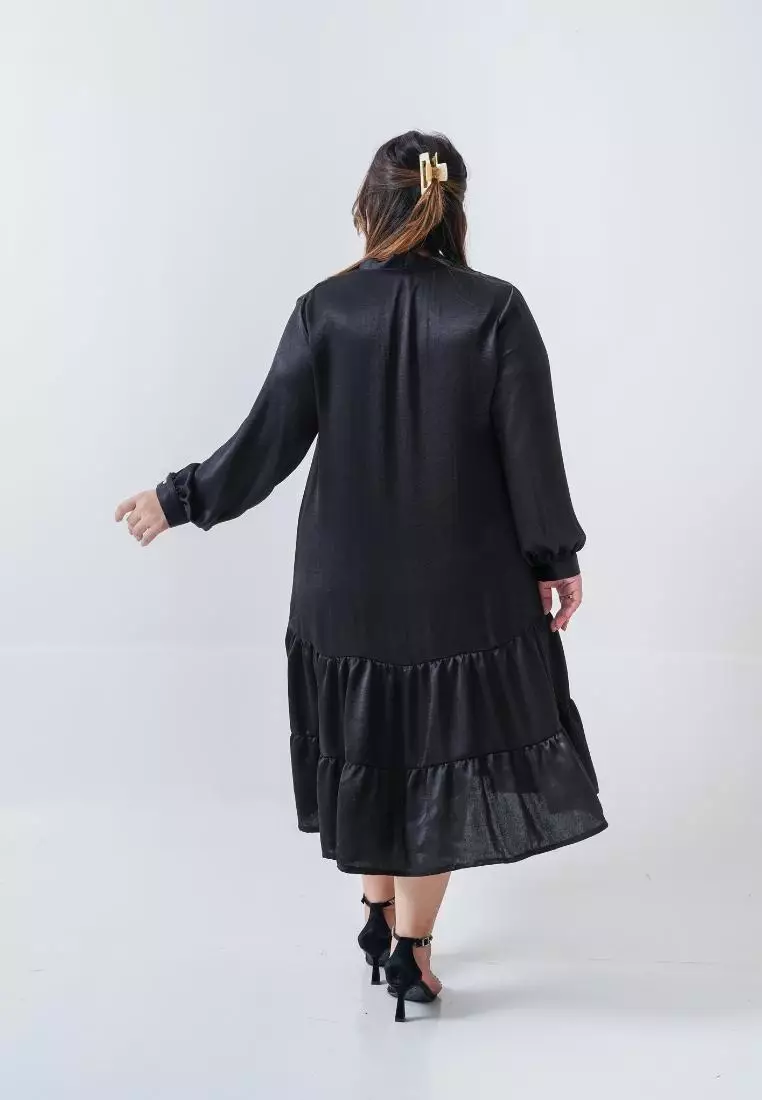 Plus Size Long Dress Ollenca black