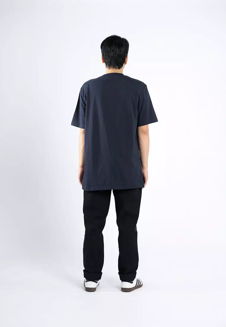 3Second Men's T-Shirt Short Sleeve Regular Fit Cotton Red Block OL-C270525