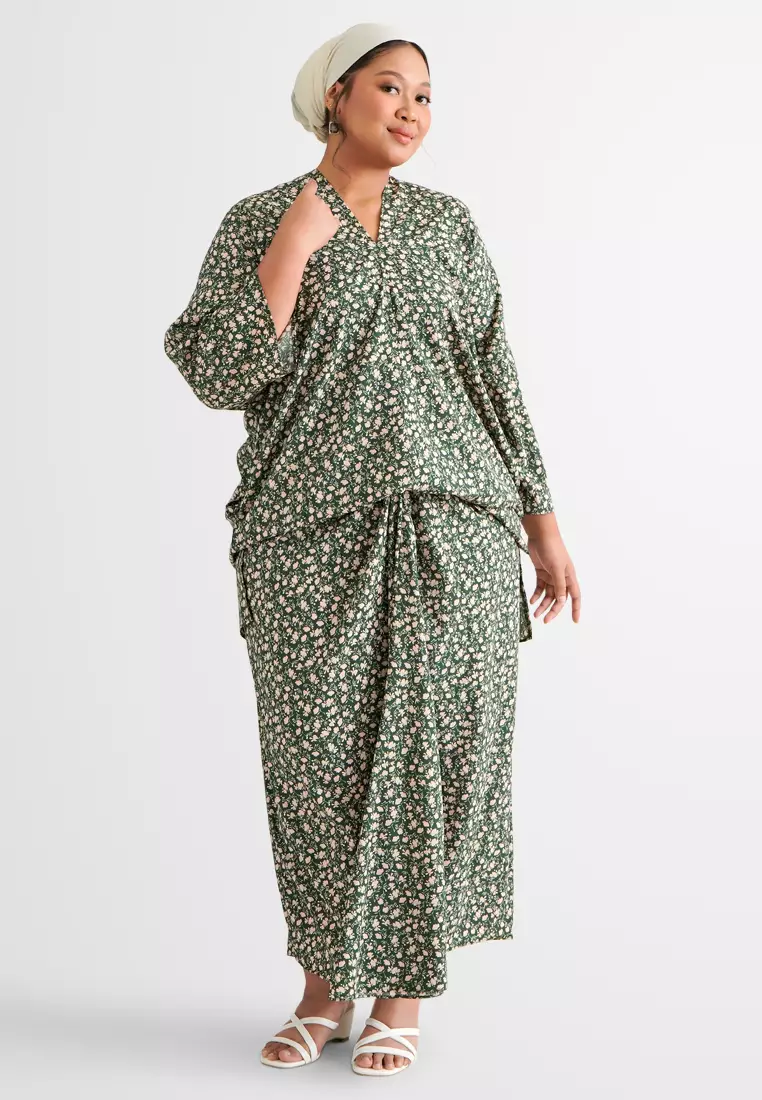 Buy Mis Claire Mis Claire Plus Size Athirah RAYA4ALL Caftan Instant ...