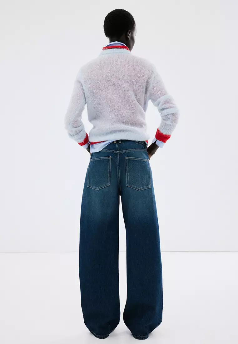 Mid-Rise Balloon Jeans