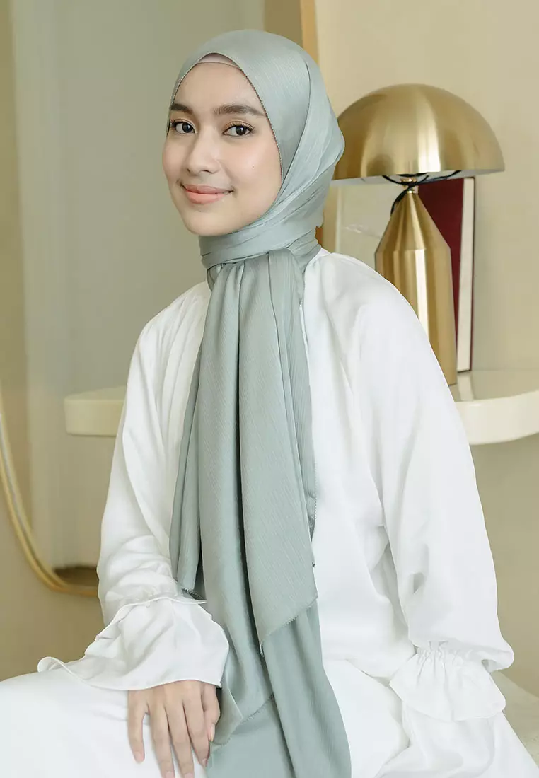 Rayya Silk Eyelash Maple Green