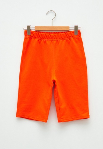 LC WAIKIKI orange Basic Boys Shorts With Waist Elastic 49067KAE3D0440GS_1